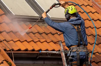 Démoussage et hydrofuge de toiture à Tavaux